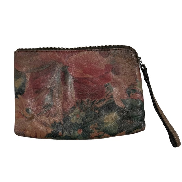 Patricia Nash 100% Full Grain Leather Cassini Wristlet - Picture 3 of 8